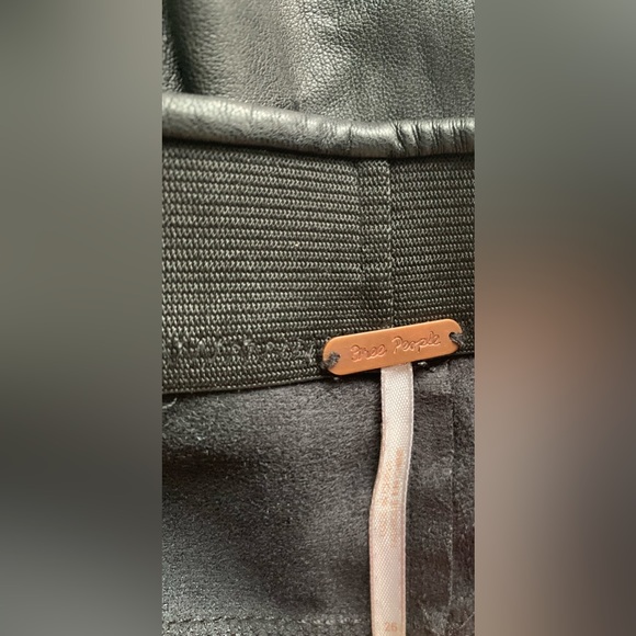 Free People Faux-Leather Leggings - Picture 5 of 7